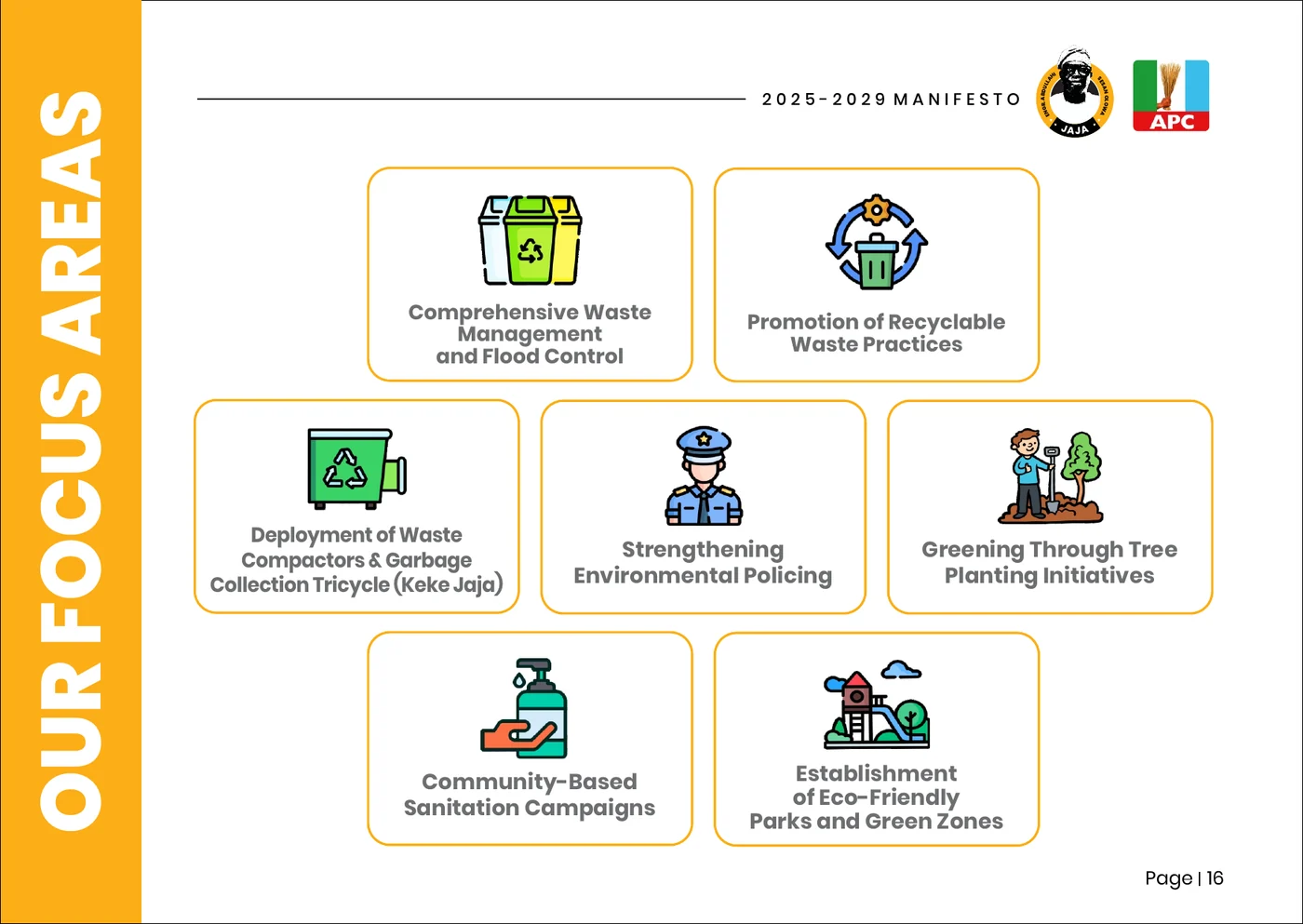 Environmental Sustainability manifesto infographic