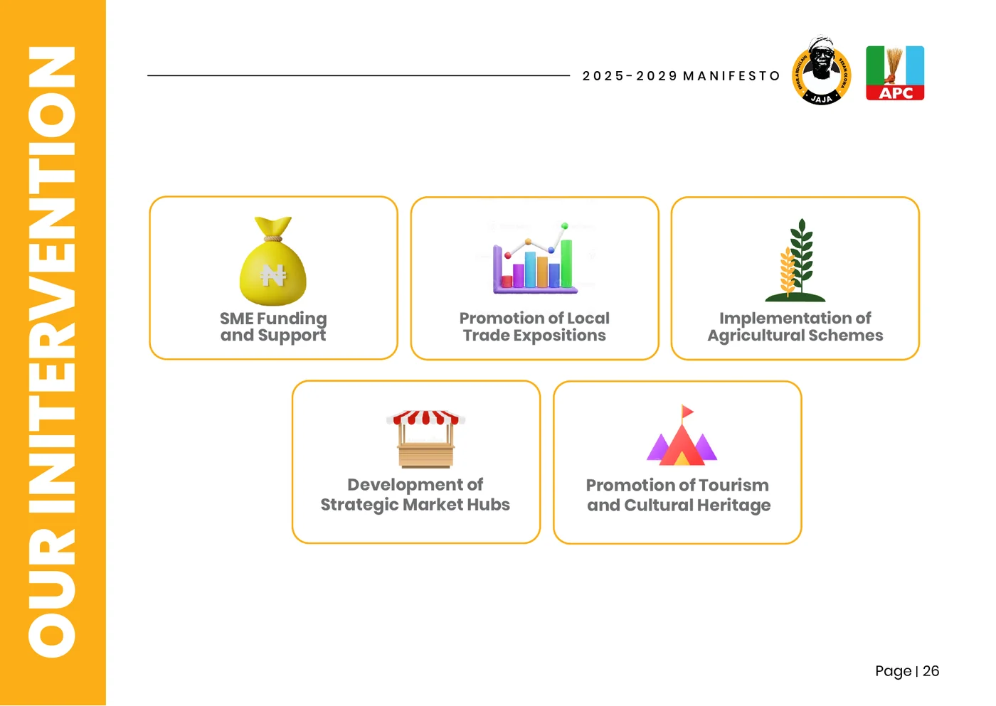 Local Economy manifesto infographic