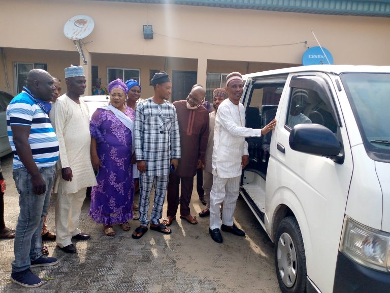 PURCHASE AND PRESENTATION OF NULGE STAFF BUS