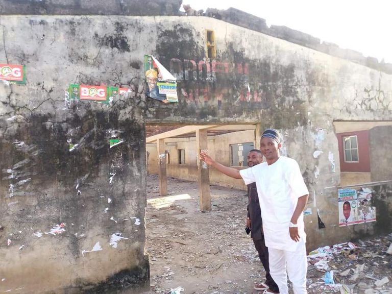 On-going Renovation of dilapidated Town Hall at Orofun Town