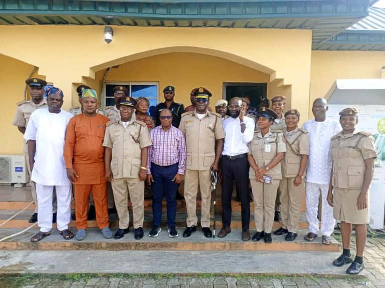 NIGERIA IMMIGRATION SERVICE (NIS) LAGOS STATE COMMAND PAYS COURTESY VISIT TO IBEJU LEKKI COUNCIL CHAIRMAN, CALLS FOR SENSITIZATION OF CITIZENS