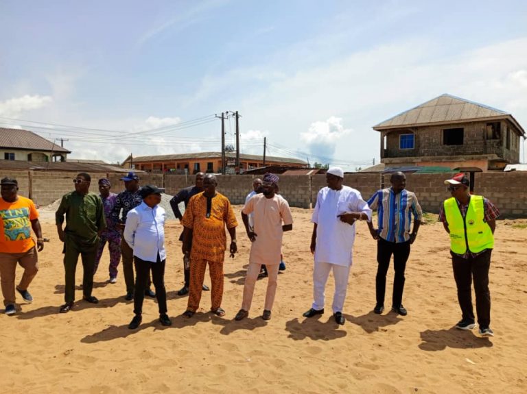 MAYOR OLOWA INSPECTS ONGOING PROJECTS IN THE COUNCIL AREA