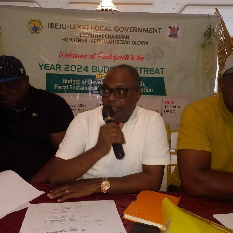 IBEJU-LEKKI LOCAL GOVERNMENT YEAR 2O24 BUDGET RETREAT KICKS OFF