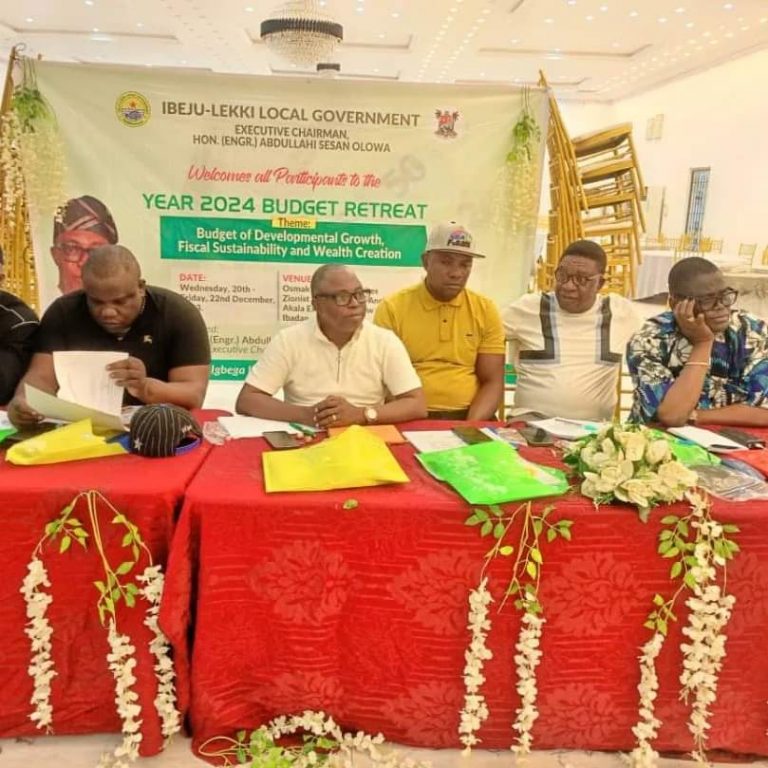 IBEJU-LEKKI LOCAL GOVERNMENT BUDGET RETREAT ENDS WITH RENEWED HOPE